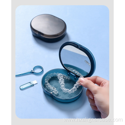 Silicone Magnetic Closure Dental Aligner Braces Box